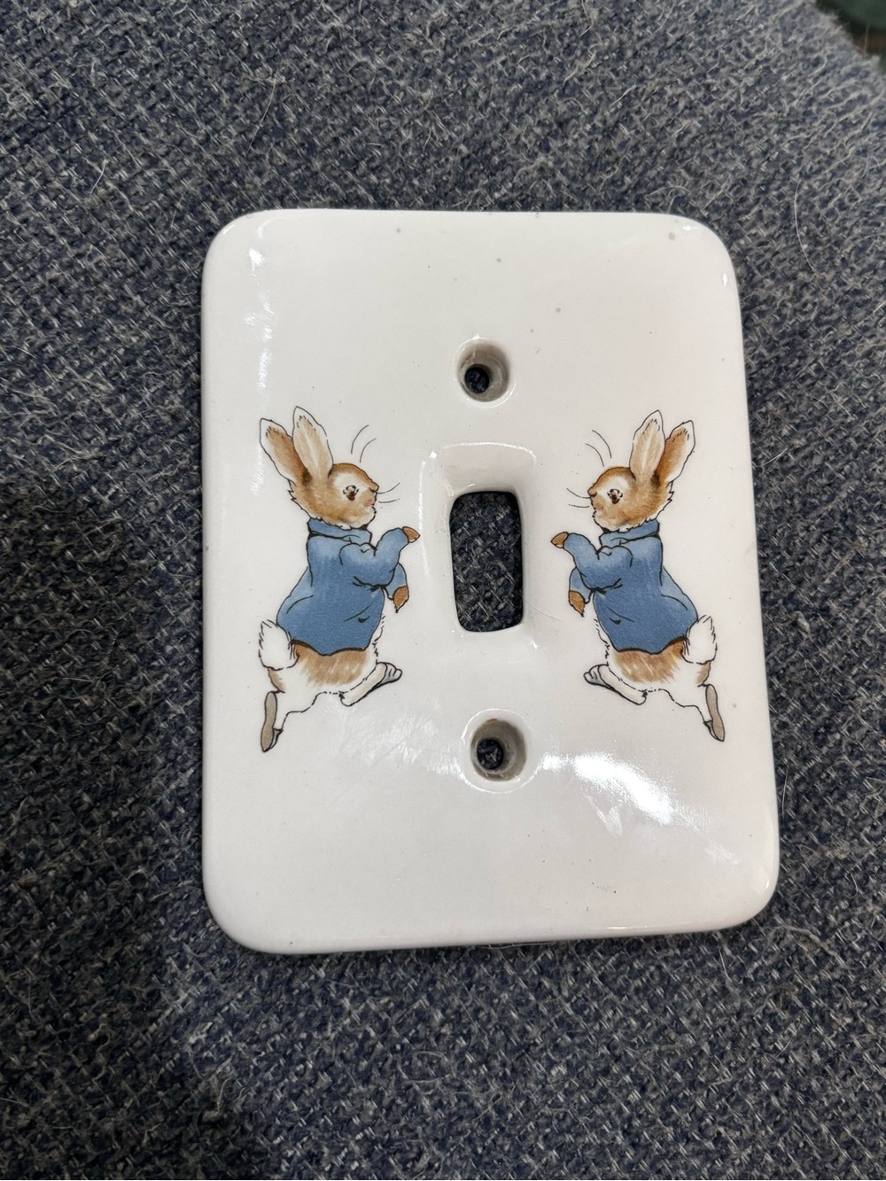 Wedgwood - Peter Rabbit Single Light Switch Cover
